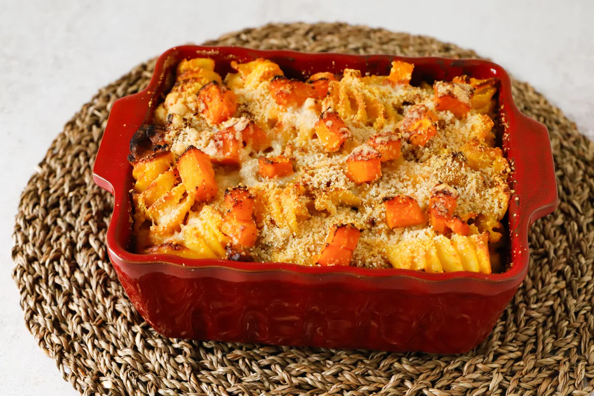 Pasta al forno con zucca, scamorza e salsiccia Conad